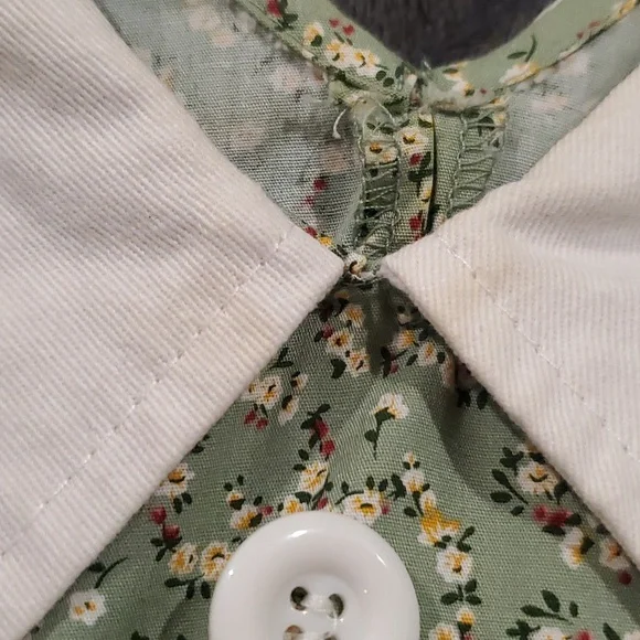 Vintage modcloth Peter pan collar floral dress size s/m - Picture 8 of 8